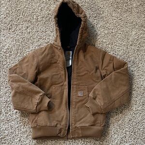 Carhartt Tan Hooded Jacket - Youth